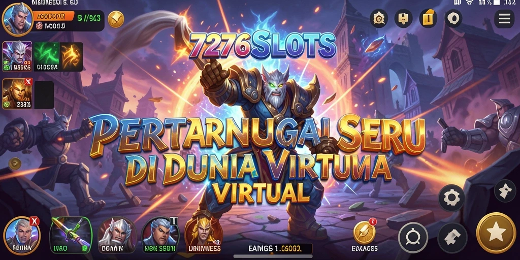 Tangkapan layar utama 7276SLOTS menampilkan aksi pertarungan yang mendebarkan.