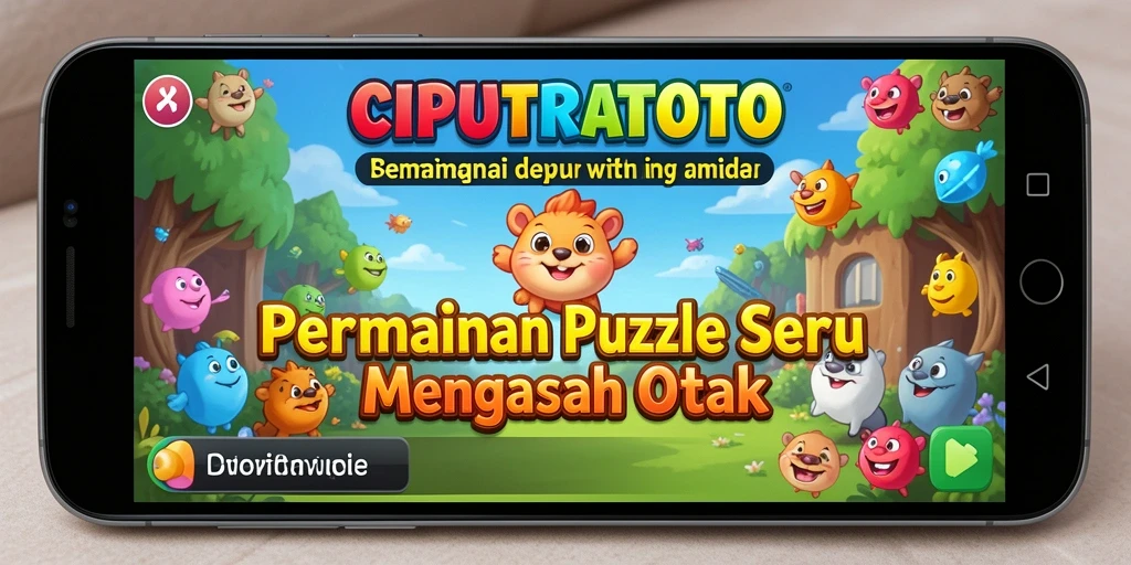 Tampilan gameplay seru dari CIPUTRATOTO, menampilkan teka-teki menarik.