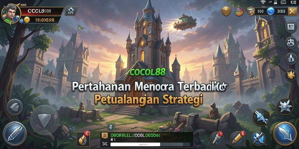 Tangkapan layar COCOL88 menunjukkan aksi mendebarkan dari gameplay Tower Defense.