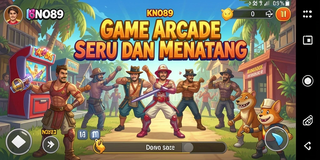 Screenshot gameplay <strong>KNO89</strong> menampilkan aksi seru dalam setiap level.