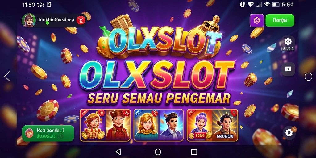 Tampilan menarik dari gameplay OLXSLOT dengan beragam tema menarik.
