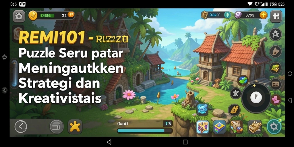Screenshot utama dari gameplay REMI101 yang memukau dan menantang.