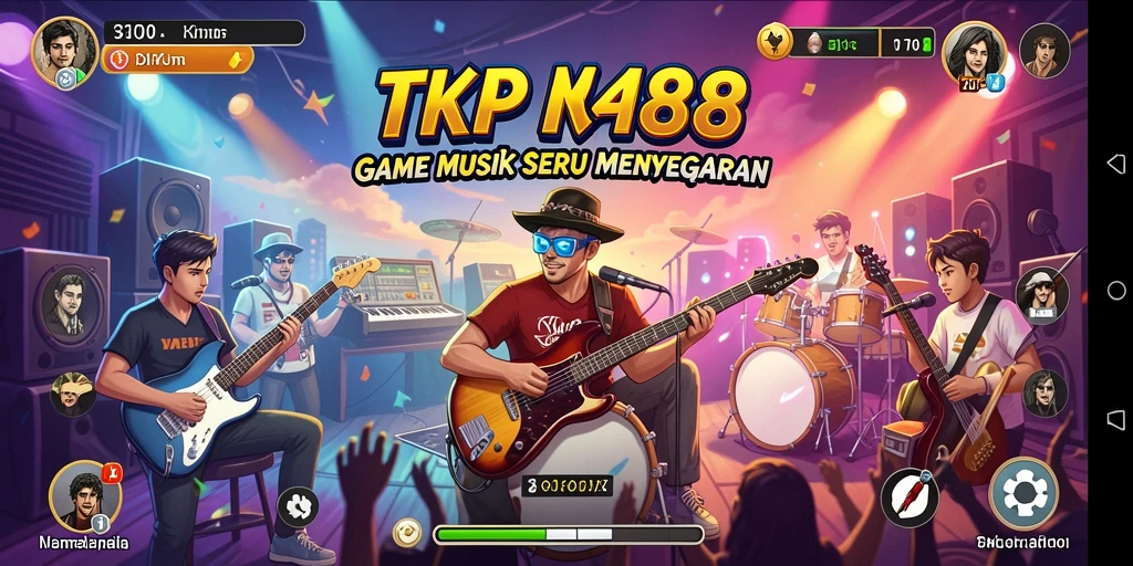 Screenshot utama TKP188 menampilkan gameplay yang seru dan full warna.