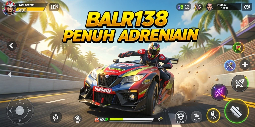 Gameplay Racing yang intens dan kompetitif di WAR138.