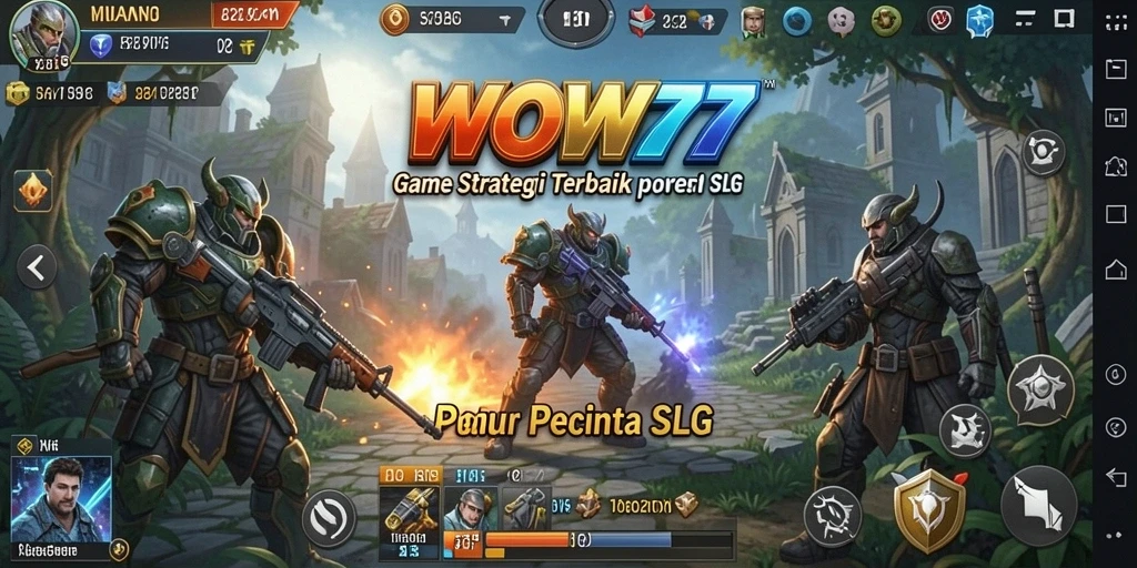 Tampilan gameplay menarik di WOW77 dengan strategi pertempuran yang mendalam.